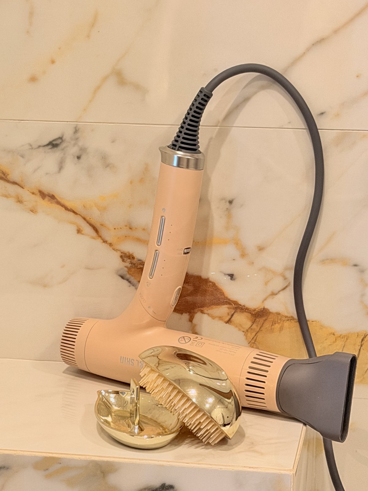 RIKA Fen za kosu + Golden Leaf Četka za kosu